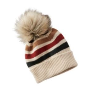 L.L.Bean Stripe Winter Hat. NWT